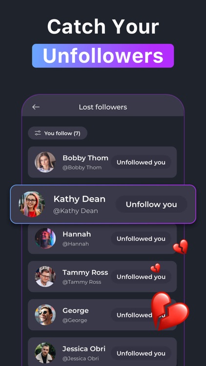 Reports+ Followers Unfollower screenshot-3