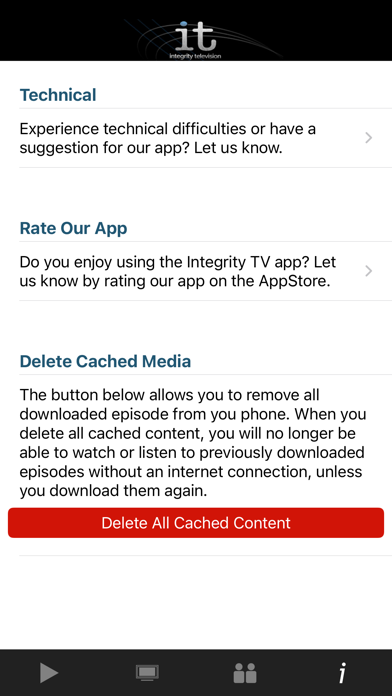 Integrity TV Screenshot