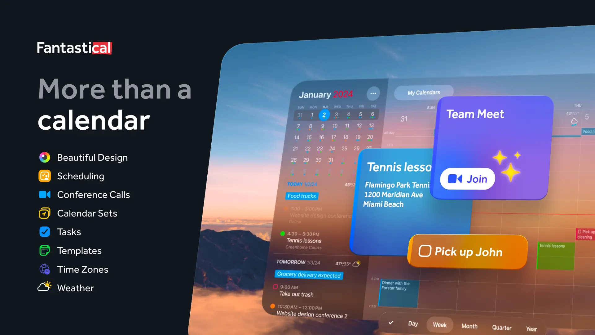 Fantastical Calendar screenshot