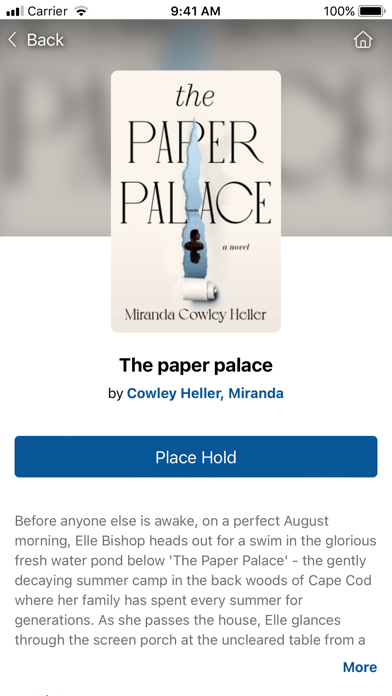 QPRC Libraries Screenshot