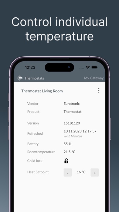 Phoscon App Screenshot