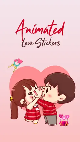 Game screenshot Animated Love Stickers! mod apk