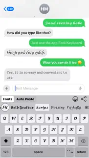font keyboard - best of fonts iphone screenshot 1