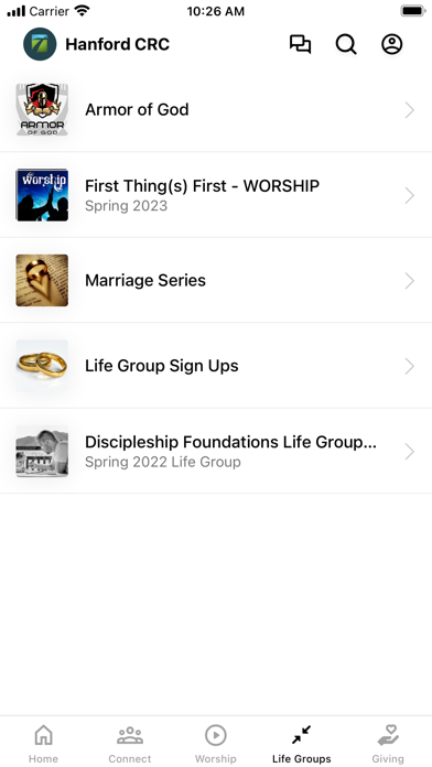 First Christian Church Hanford Screenshot