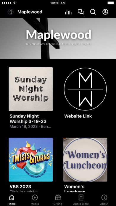 Maplewood Baptist Church Screenshot