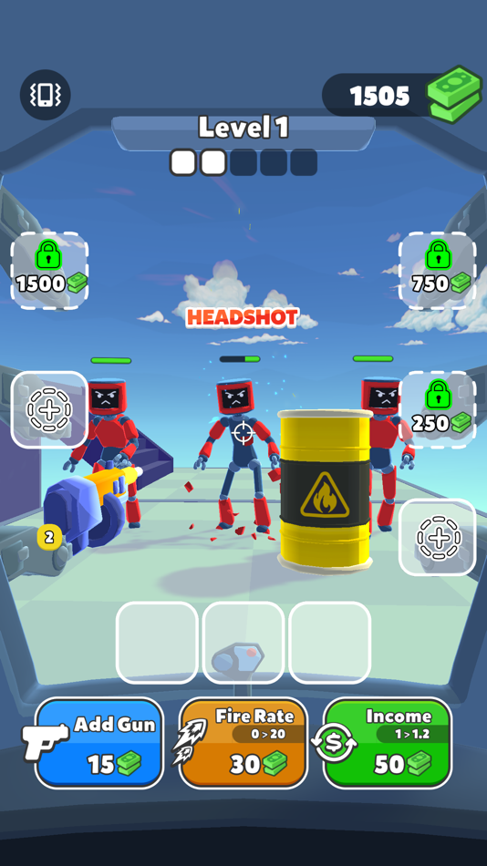 #1. Mecha Merge Assault (iOS) By: Ferhat Bicici