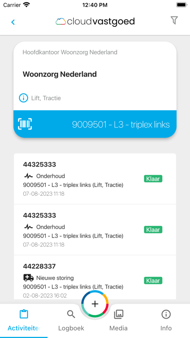 Cloud Vastgoed App Screenshot