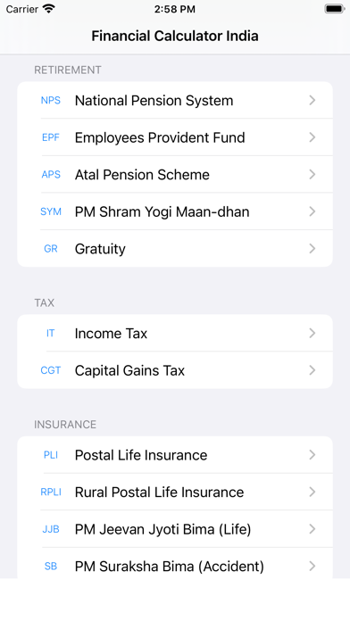 Screenshot #3 pour Financial Calculator India App