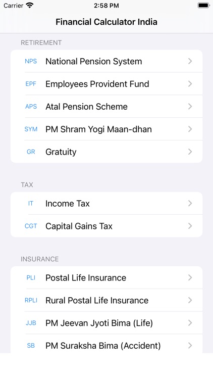 Financial Calculator India App