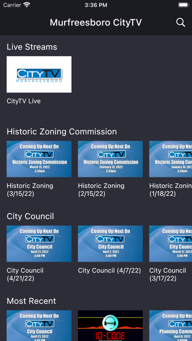 Murfreesboro CityTV Screenshot