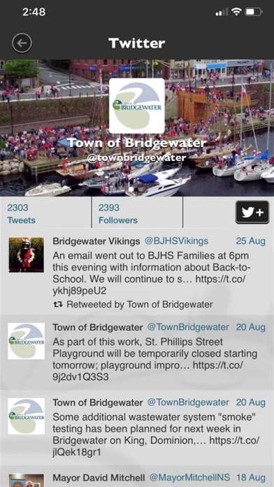 Town of Bridgewater Screenshot
