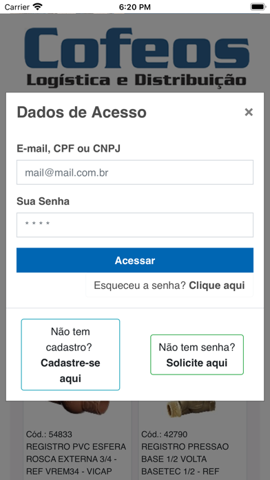 Cofeos Site Screenshot