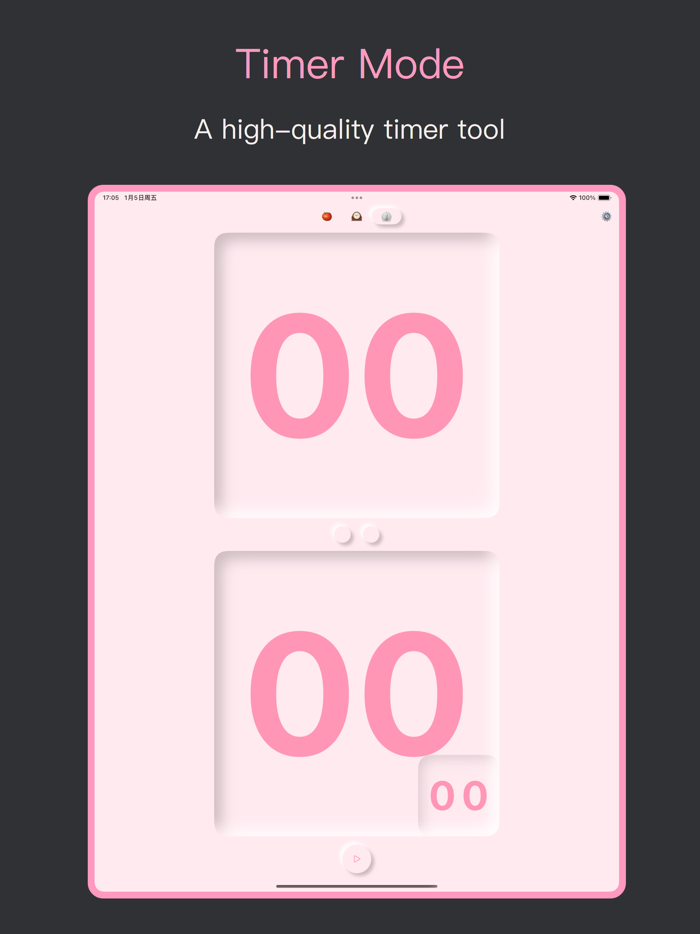 Desktop Clock Pomodoro Timer