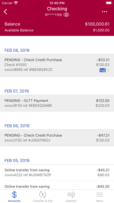 Norstar Federal Credit Union Screenshot