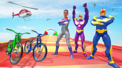 Superhero Cycle Stunts Racing Screenshot