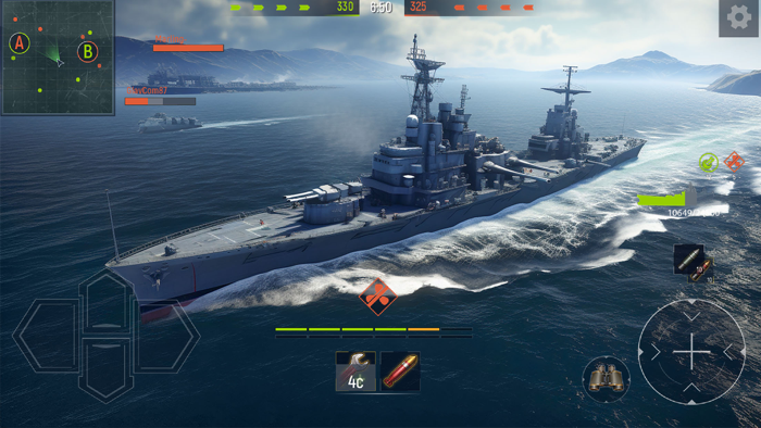 Navy WarModern Warship Battle