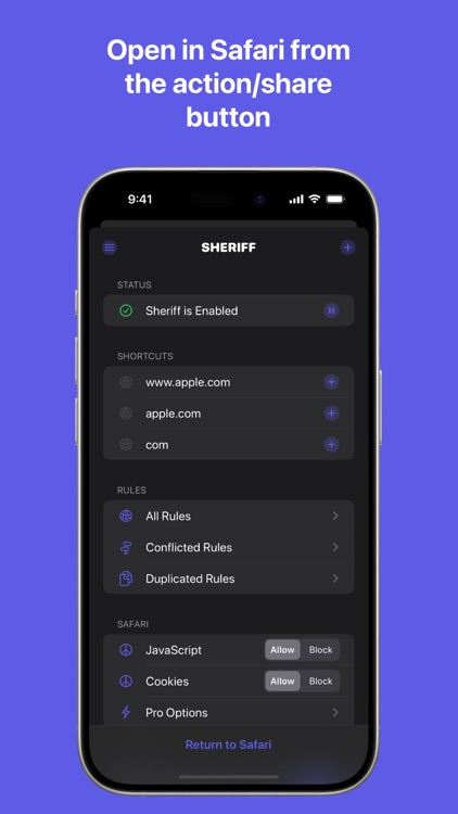 Sheriff - Privacy Protector screenshot-3