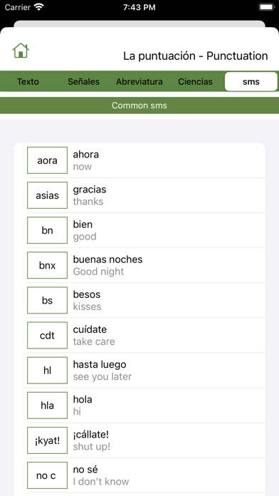gramES - Spanish grammar Screenshot