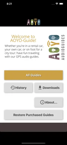 Game screenshot AOYO Audioguides apk