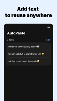 autopaste • keyboard iphone screenshot 3