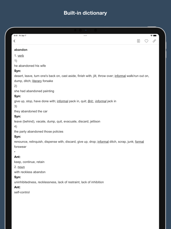 Screenshot #6 pour Dictionary of Paraphrases