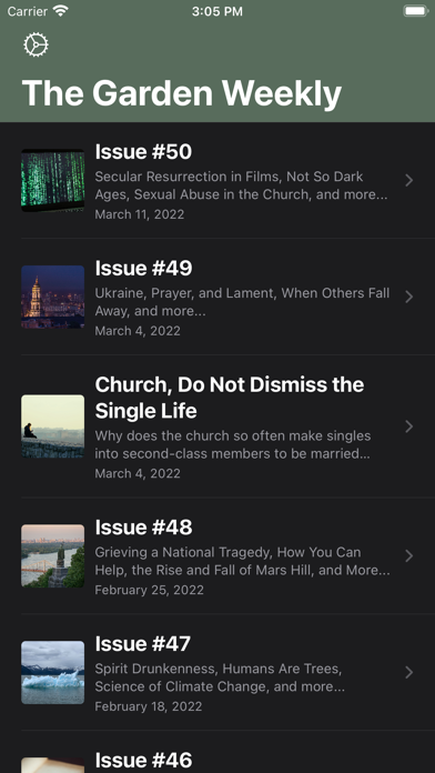 The Garden Weekly Screenshot