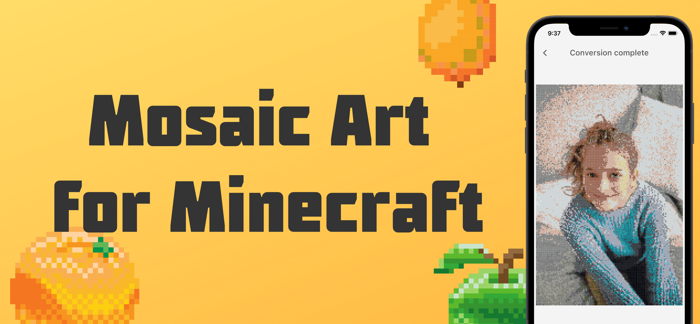 Mosaic art for Minecraft