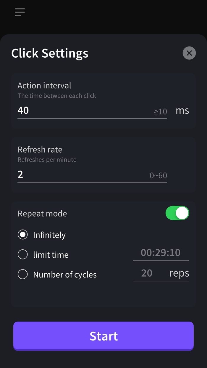Auto Clicker Auto Tapper App