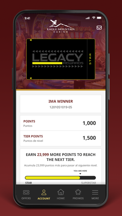 Eagle Mountain Casino Screenshot