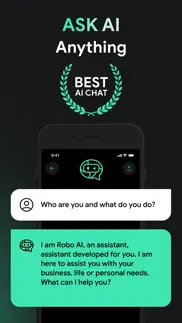 ai chatbot - robo ai iphone screenshot 1