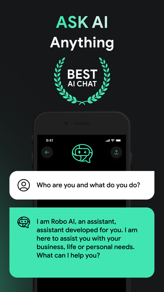 #1. AI Chatbot - Robo AI (iOS) 由: LOKA DIGITAL MEDYA REKLAMCILIK VE TEKNOLOJI ANONIM SIRKETI