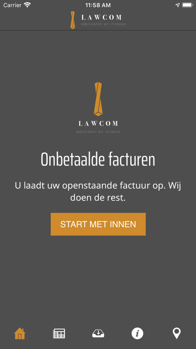 Lawcom Incasso Screenshot