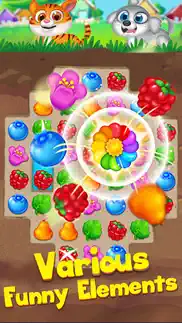 fruit mania - match 3 puzzle iphone screenshot 1