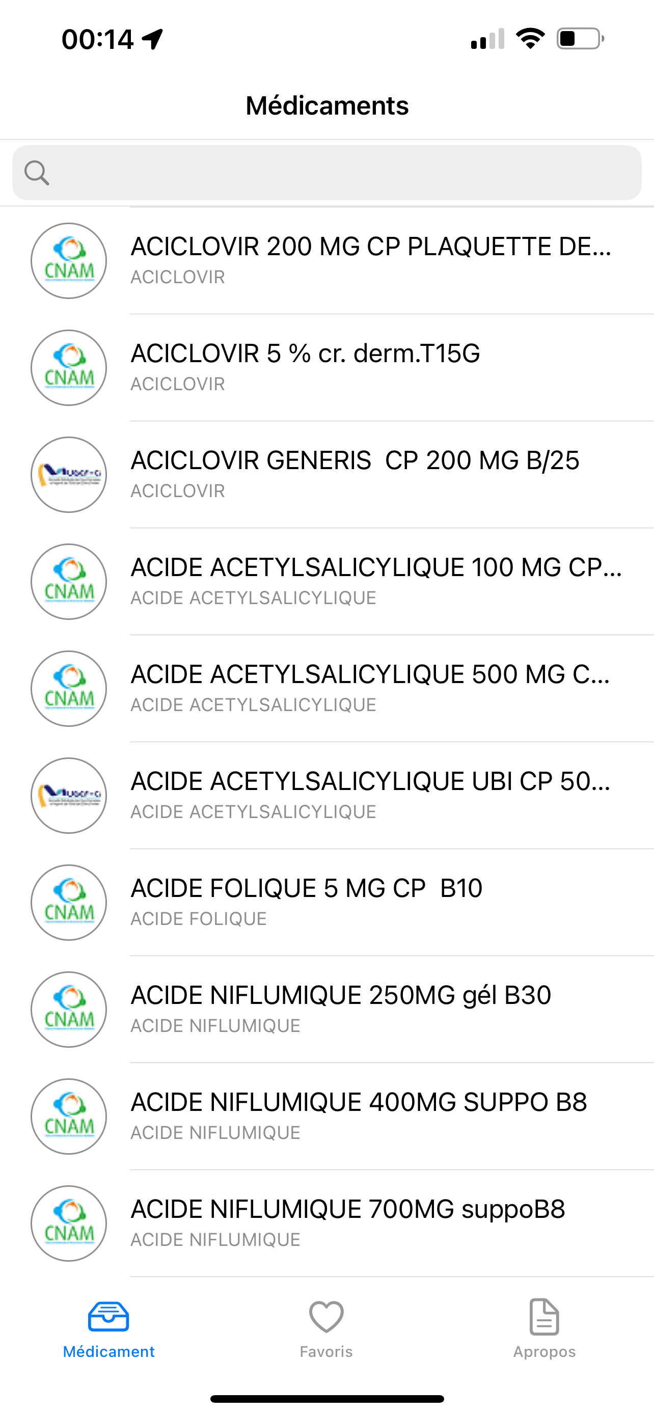 Médicaments MUGEFCI