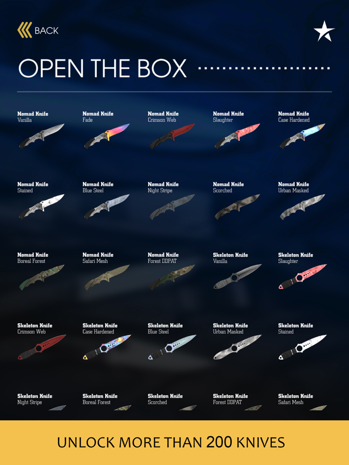 Knife games case opener