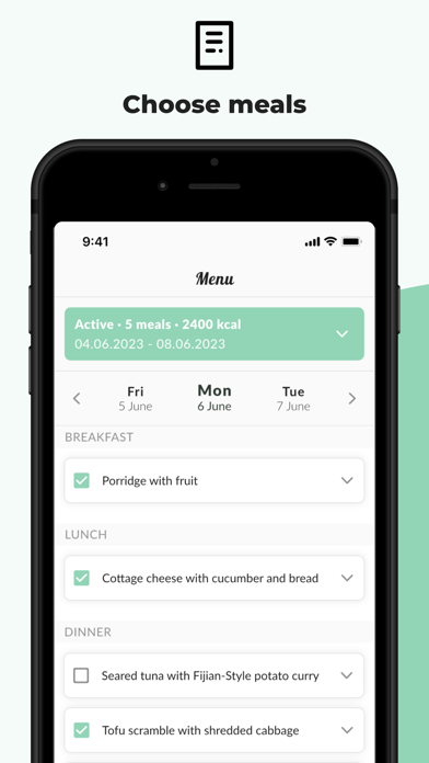 Eat Clean Meal Plans Screenshot