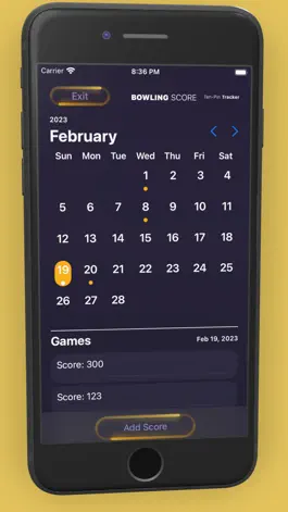 Game screenshot Bowling Score: Ten Pin Tracker hack