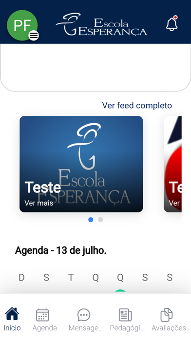 Escola Esperança Screenshot