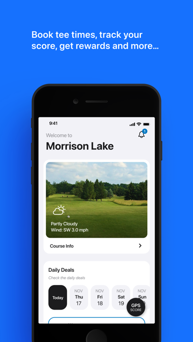 Morrison Lake Golf Tee Times Screenshot