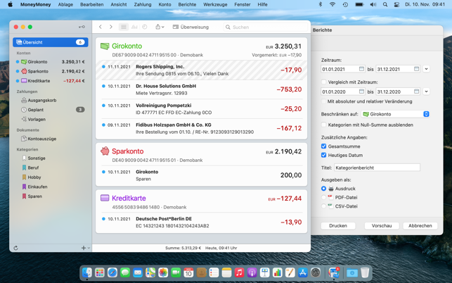 ‎MoneyMoney Screenshot