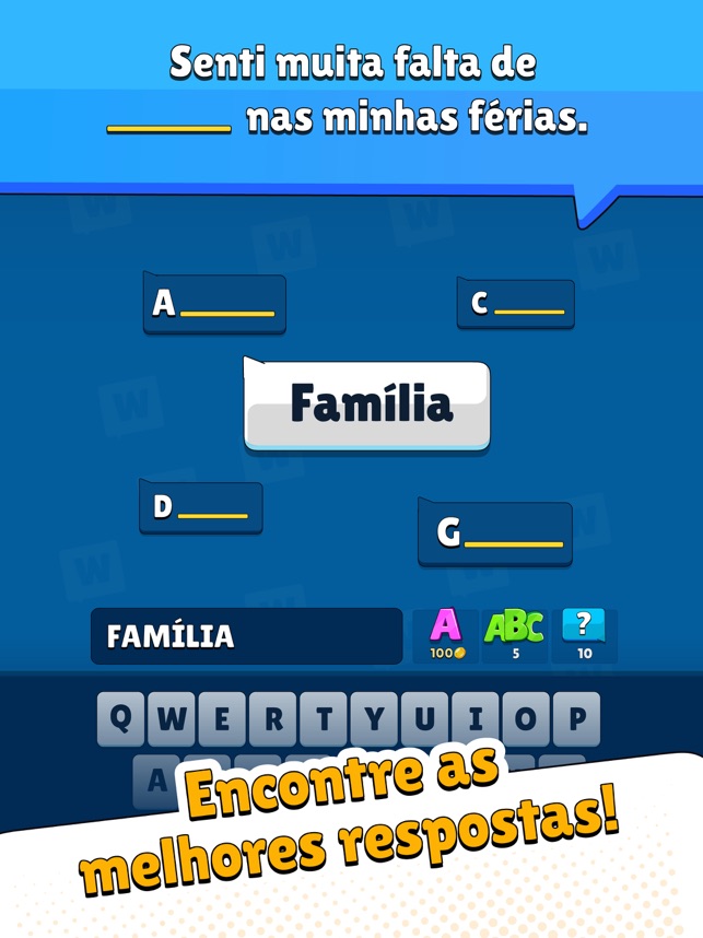 Popular Words: Entre Famílias na App Store