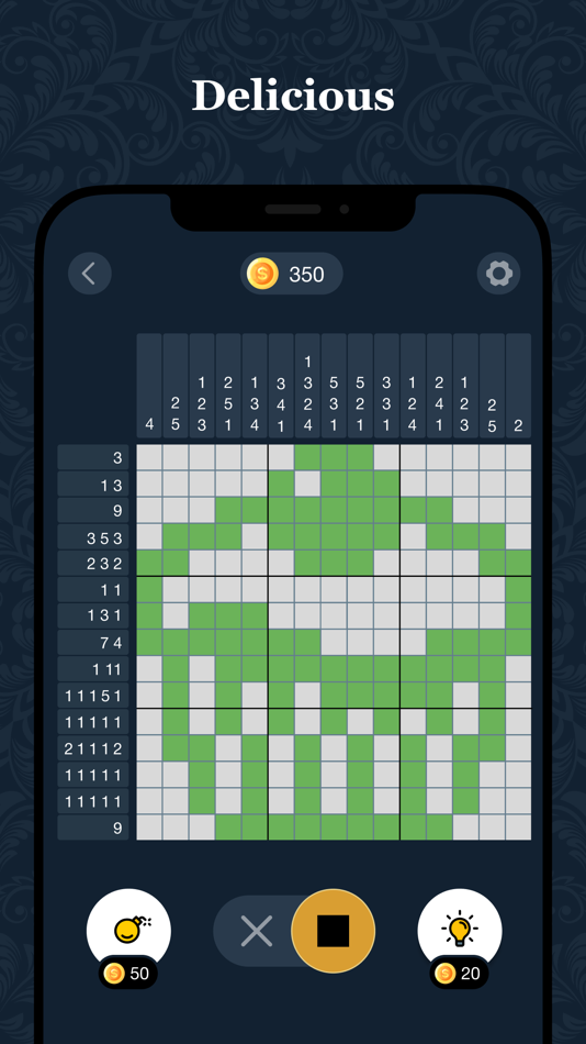 #5. ArtCross: Nonogram Puzzles (iOS) 由: Anna Tikanova