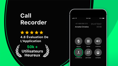 Screenshot #1 pour Call Recorder - Phone call HQ