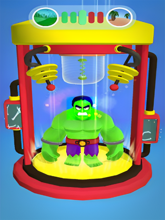 Screenshot #6 pour Idle Macho Superhero Clash War