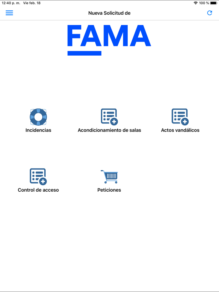 Fama Solicitudes
