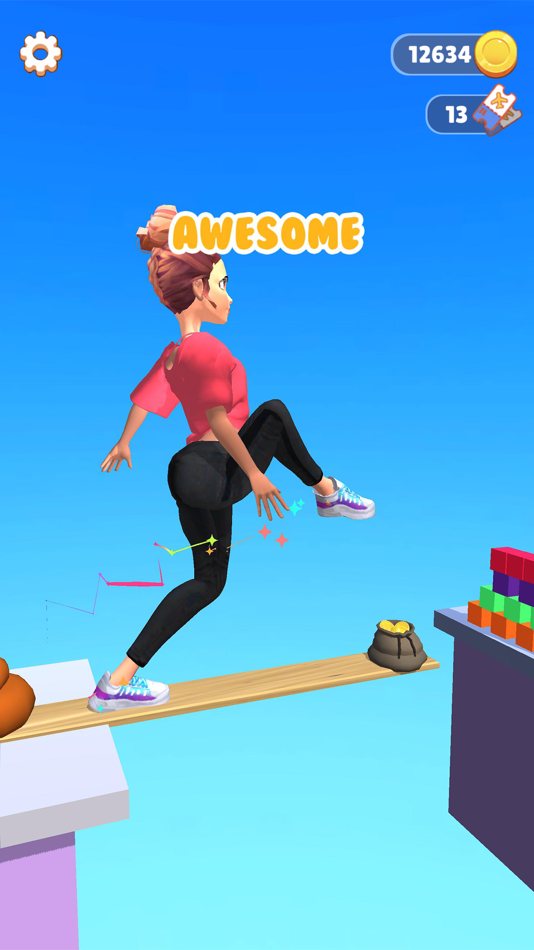 #3. ASMR Tippy Toe (iOS) 来自: TapNation