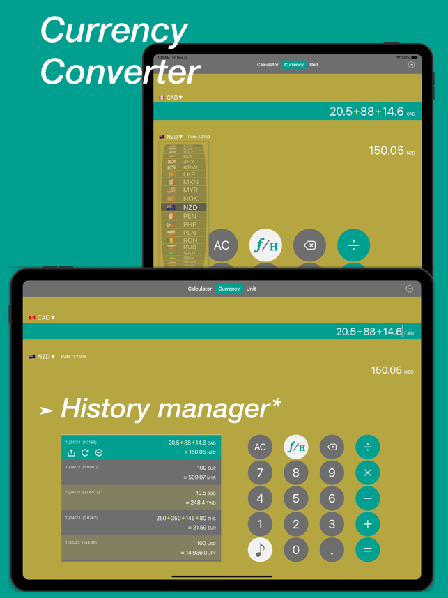 ‎Calculator - Currency - Unit Captură de ecran