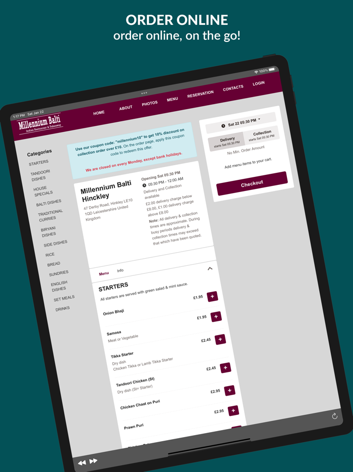 Millennium Balti Hinckley