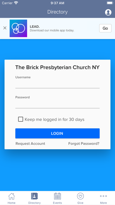 Brick Church NYC Screenshot