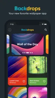 backdrops - wallpapers iphone screenshot 1